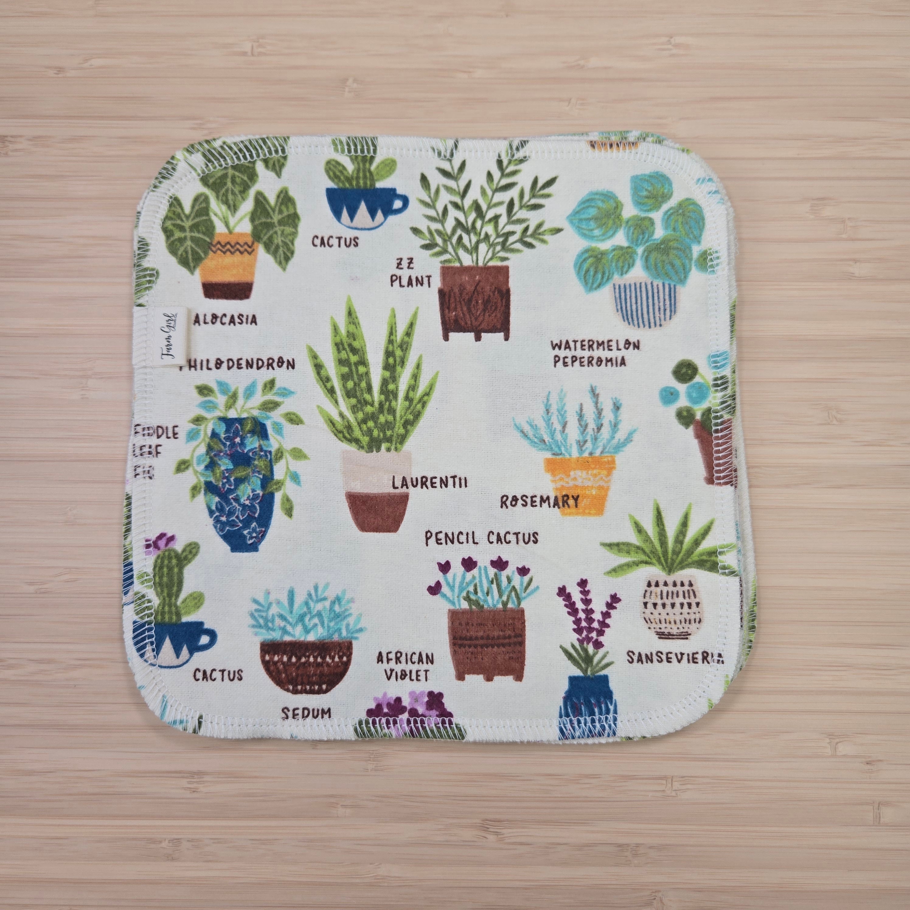 Stoffservietten | Zimmerpflanzen im Topf