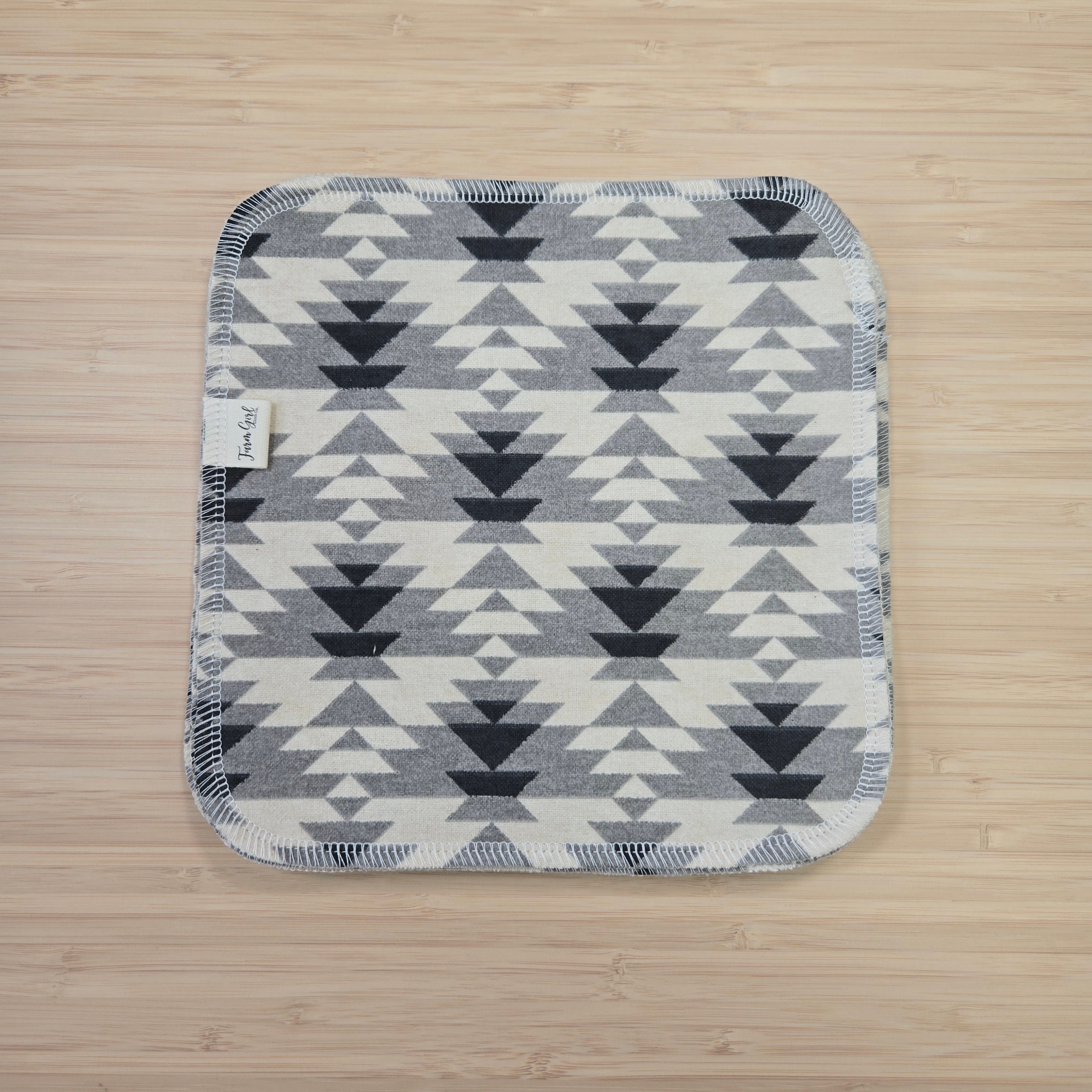 Stoffservietten | Meliertes Aztekenmuster